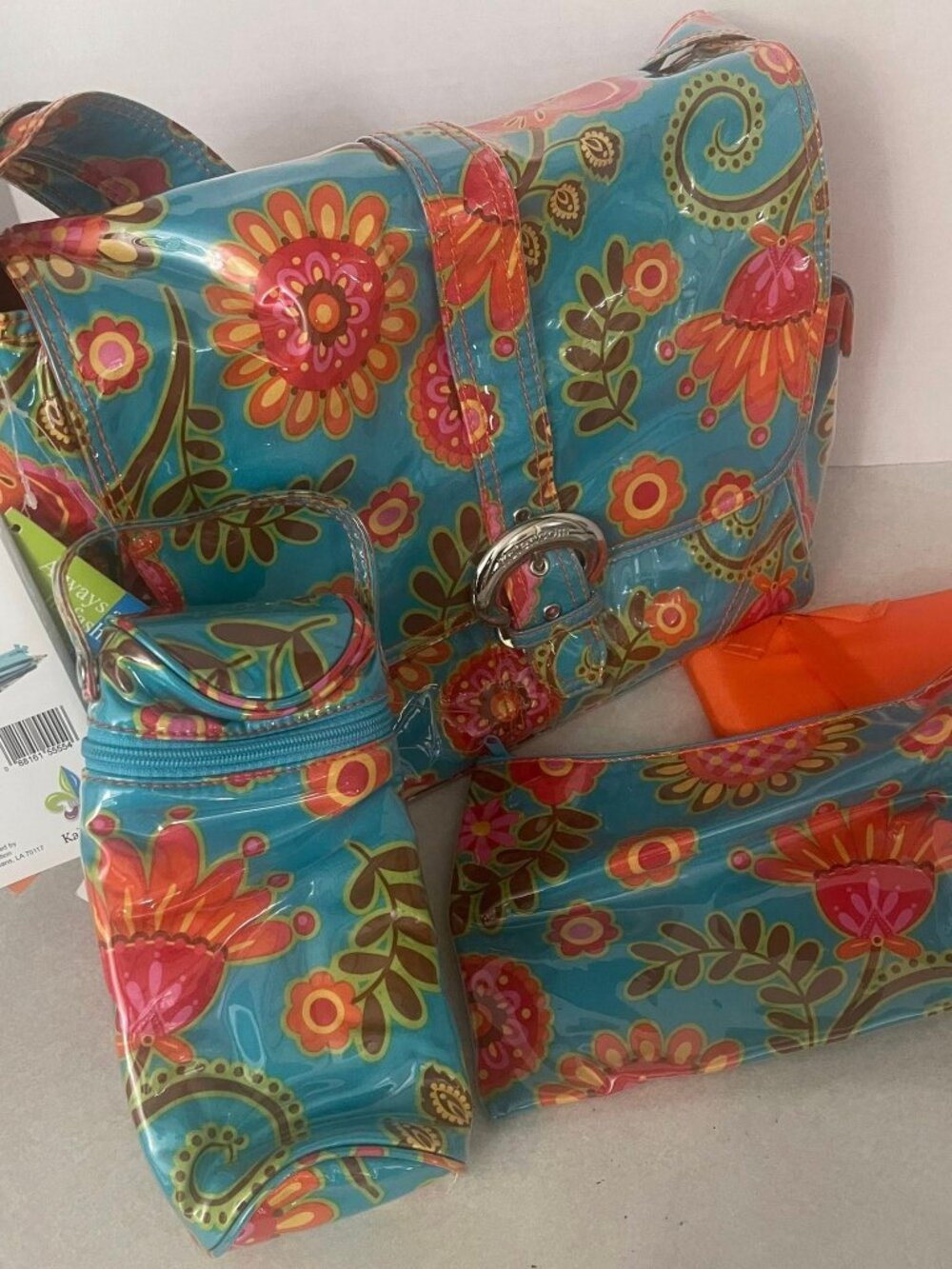 Kalencom Water Resistant Diaper/TOTE BAG with Accessories ~NWT -LARGE